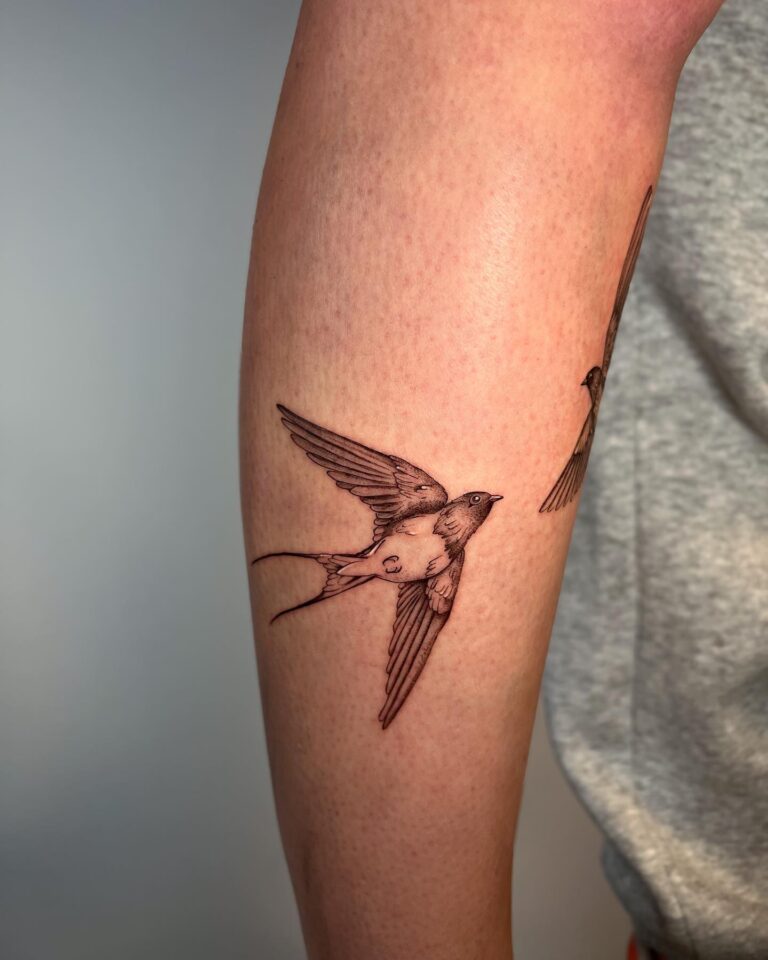 Enjoyed doing these two swallows 🤍

#tattoo #finelinetattoo #fineline #swallowtattoo #smalltattoo #tattooideas #tattooart #tattooartist #tattooartists