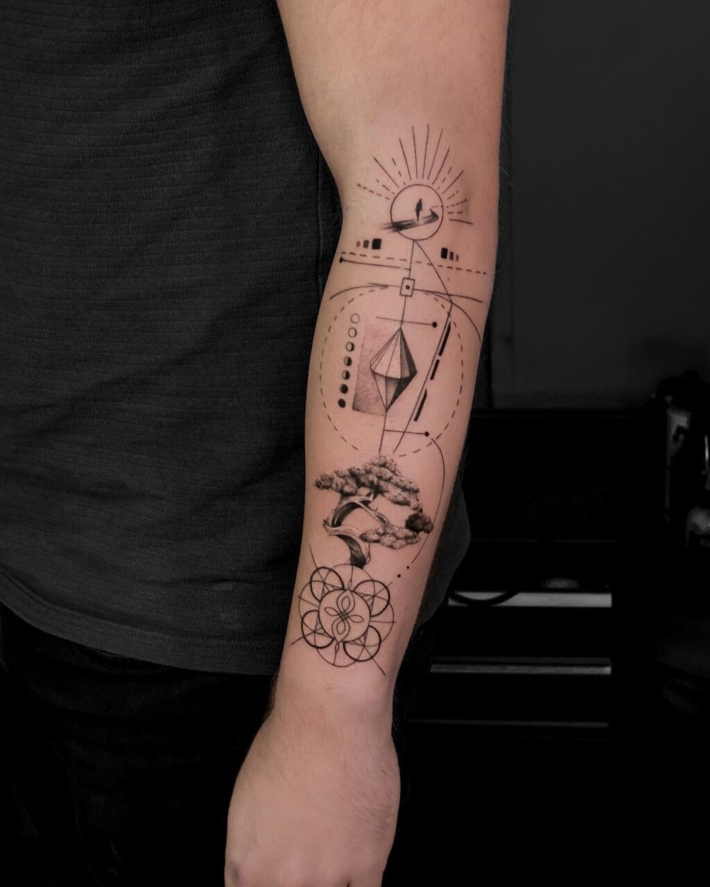 A geometric mathematical tattoo for @rubenvrijhof ✨

Done at @sorrymamatattoosutrecht in Netherlands 🇳🇱 

For bookings, link in my biography.

#utrecht #netherlands #netherlandstattoo #tattooart #tattooconcept #tattoodo #utrechtcity
