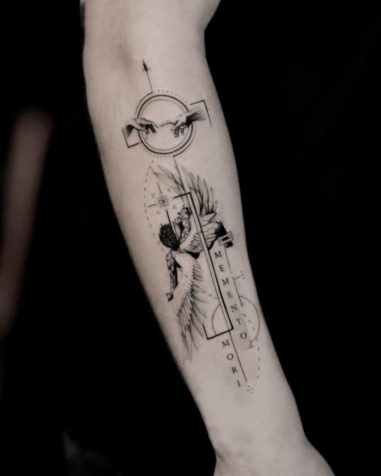 “Icarus flew too close to the sun, at least he flew” 

The fallen angel for @daan.dirven , thank you so much

Done at @sorrymamatattoosutrecht 🇳🇱 

#utrecht #netherlandstattoo #utrechtcity #tattooartist #icarusfalls