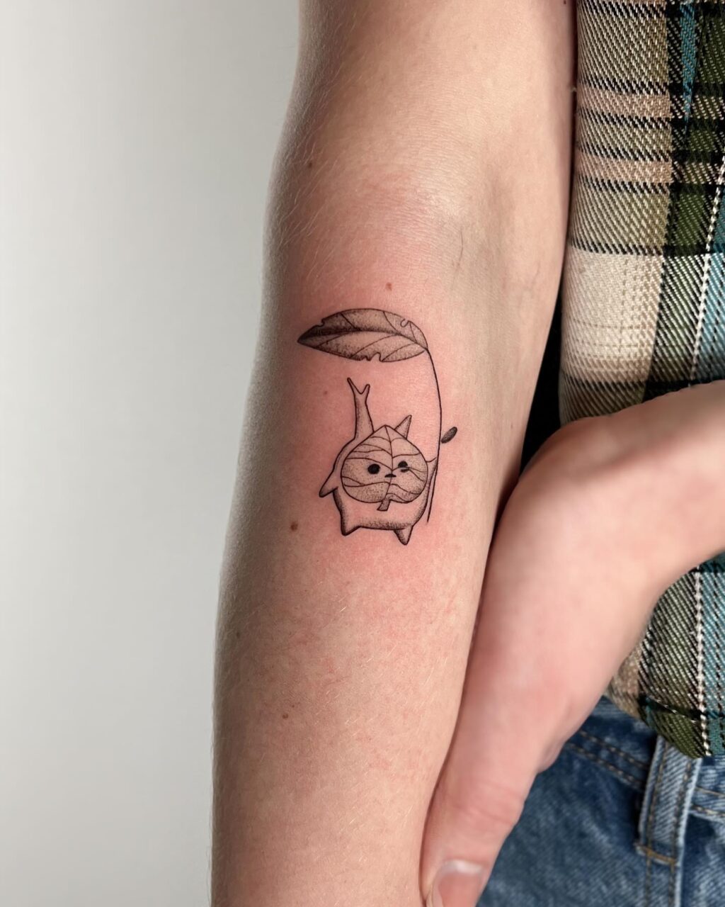 Cute korok from the legends of Zelda 🌿🗡️

For: @carlijnzwart 

Done at: @sorrymamatattoosutrecht